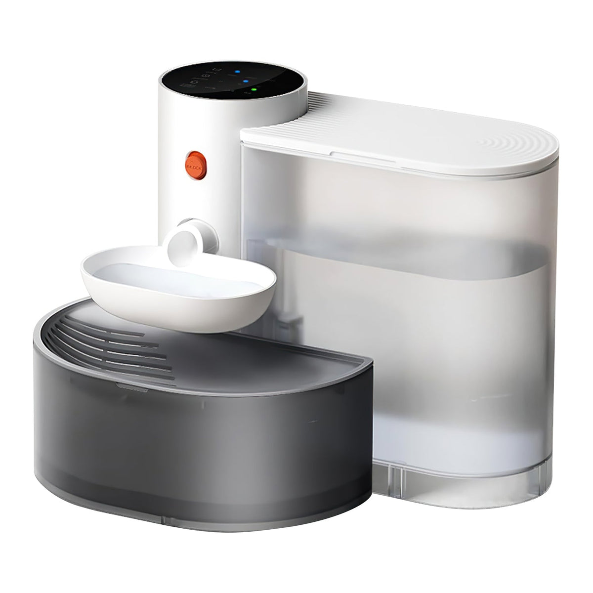 1Pc Smart Pet Water Fountain Automatic Cat Water Dispenser 3L Cordless Rechargeable Dog Water Fountain Self-Refill With 3 Adjustable Volume 3 Time Intervals Touch Control