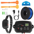 1Set Dog Fence System Pet Containment System With One Hundred Adjustable Levels IPX7 Waterproof Rechargeable Receiver Underground Fence For Small Medium Large Dog