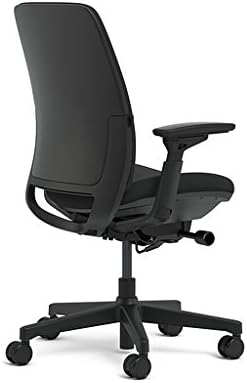 Steelcase Amia Office Chair - Most Comfortable Sit - 4 Points of Adjustability - Ergonomic Desk Chair - Upper Back Support - Adjustable Lumbar Support - Buzz2 Black Fabric