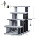 Cat Tree, Cat Tower Cat Stair Steps With Scratching Post, Hanging Play Ball For High Bed, Sofa, Indoor Outdoor