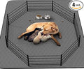 CoolShields Washable Pee Pads for Dogs, 18'' x 24'', Grey, 4 Pack | Ultra-Absorbent Reusable Waterproof Puppy Pad for Crates, Playpens, Carpets, and Floors—Ideal for Dogs, Cats, and Small Pets