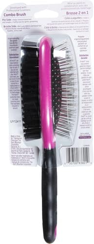 Hartz Groomer's Best Combo Dog Brush, Multi-Colored
