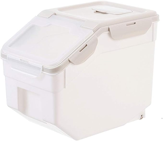 WINIAER Airtight Food Storage Containers, Large Capacity Pet Food Storage Container, Kitchen Pantry Storage Bin for Rice, Cereal, Flour, Snacks