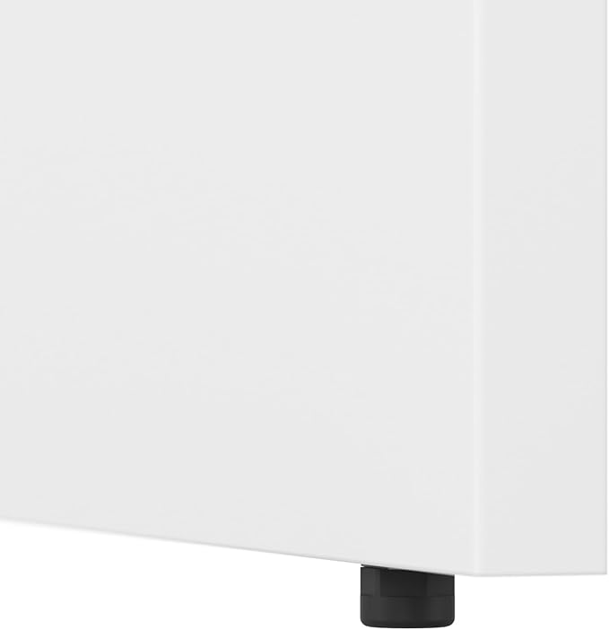 Bush Business Furniture Studio C Locking Lateral File Cabinet in White