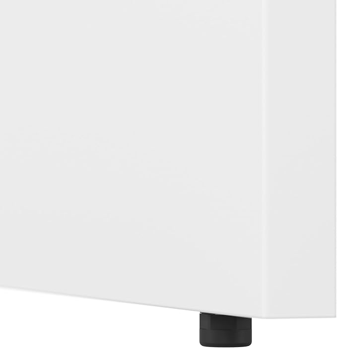 Bush Business Furniture Studio C Locking Lateral File Cabinet in White