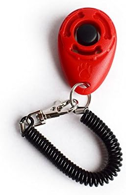 Ruconla- 4 Pack Dog Training Clicker with Wrist Strap, Pet Training Clicker Set