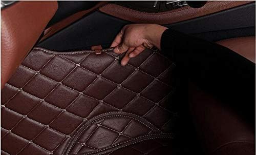 Photo Custom Car Floor Mats, Upload Your Favorite Image + Personal Text, Unique Leather All-Weather Liners Fit 99% of Vehicles - Yellow