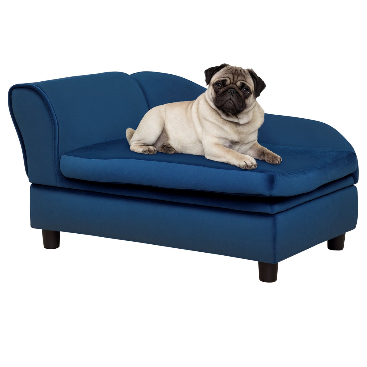 Pet Sofa Bed Couch with Storage, Pet Sofa for Cats and Small Dogs