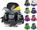 Derby Originals 9Piece Horse Grooming Set with Matching Nylon Carry Bag - Available in 8 Fun Colors, Grey & Black