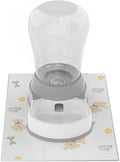 1.58 Gallon Automatic Dog Water Bowl Dispenser - Staltwo Premium Pet Water Dispenser with Non-Slip Mat, Large Capacity Water Feeder for Cats and Dogs, BPA-Free, 1.58 Gallon Grey