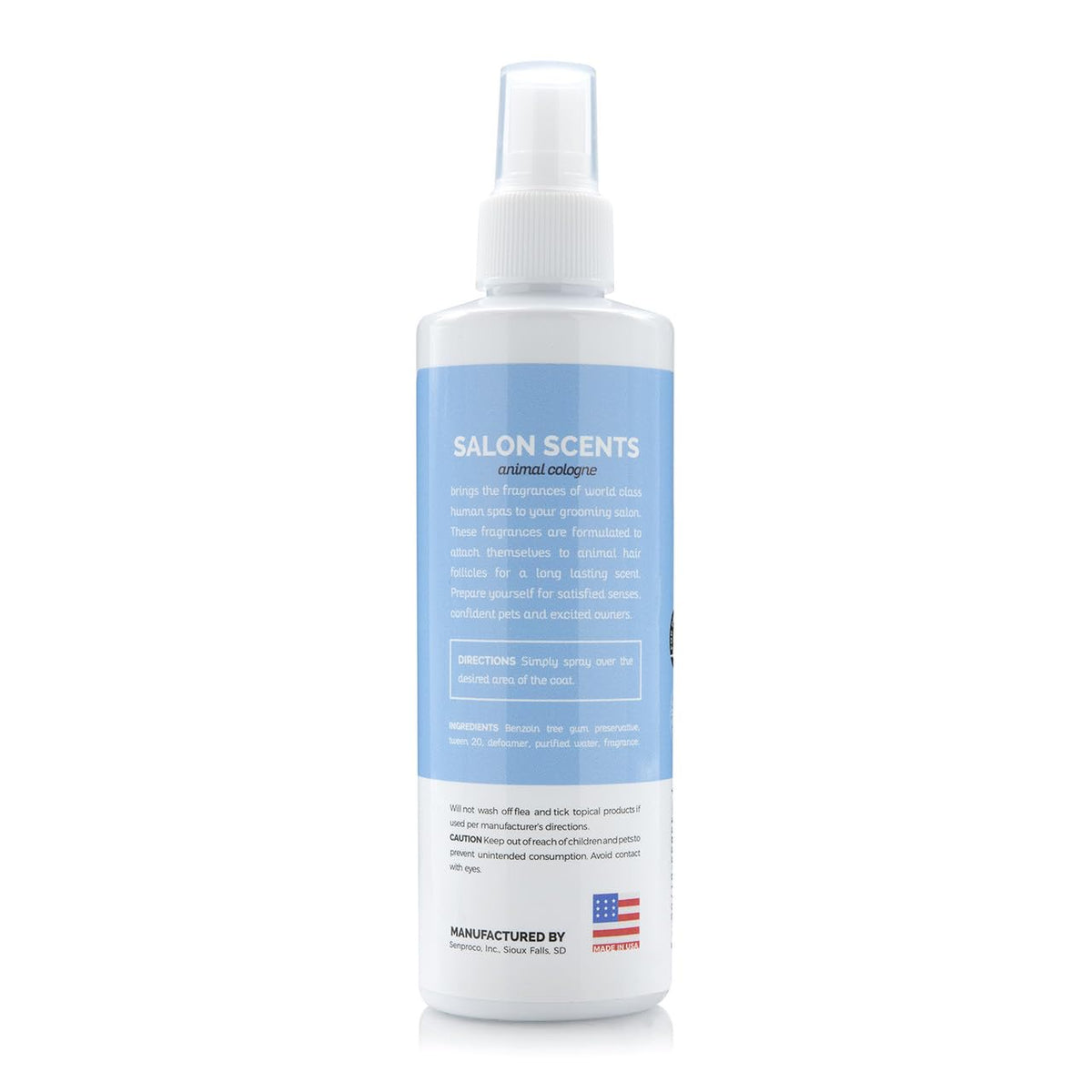 Bark2Basics Salon Scents Pet Grooming Cologne - 8 oz, Natural Professional Groomer Perfume for Dogs and Cats, Long Lasting, Deodorizing, (Vanilla Black Raspberry)