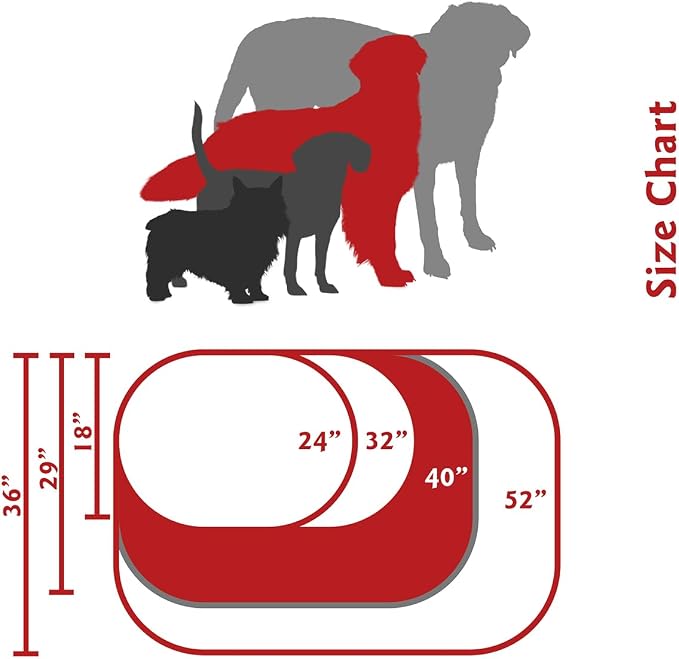 Majestic Pet Bagel Calming Dog Bed, 40 Inch Large, Round, Washable, Gray | Cozy Soft Fluffy Donut Pet Bed with Spine Support for Head Rest – Anti-Anxiety Comfort for Puppies & Dogs, 40x29x9 Inches
