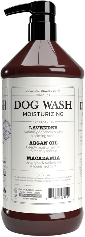5-in-1 Dog Wash Moisturizing Lavender Shampoo, by Kira Labs 960ml/32fl
