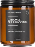 SENSE ISLAND Caramel Frappuccino Coffee Scented Candles for Home Scented | 100% Natural Soy Wax, 50 Hrs Burn Time Highly Scented Soy Candles House Warming Gifts