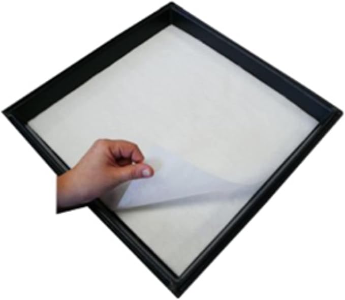 Bird Cage Liner Sheets, 18x18 and 24x36 Inches, 100 Count, White, Custom Cut (40lb up to 18x18)
