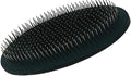 Chris Christensen Terrier Palm Pad, Small Dog and Cat Brush, Small Leather Dog Brush, High Grade Steel Pin Head, Polished Metal Tips Dog Brush,16mm pin length