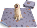 Washable Pee Pads for Dogs, 2 Pack Large 34"x36" Super Absorbent Reusable Puppy Pads Pet Training, 100% Waterproof Non-Slip Pad Whelping Dog Playpen Crate Mat for Potty