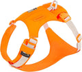 Lightweight Dog Harness, Large to Very Large Breeds, Adjustable Fit.Pet Harness with Pocket, Dog Training Harness for Outdoor Walking Running, Hiking (Orange, XL)