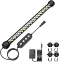 SEAOURA Led Aquarium Light with Timer, Submersible Aquarium Plant Light, Fish Tank Light with Auto On/Off, 3 Lighting Modes, Adjustable Brightness (11 inch for 12-23inch Planted Tank), 7W