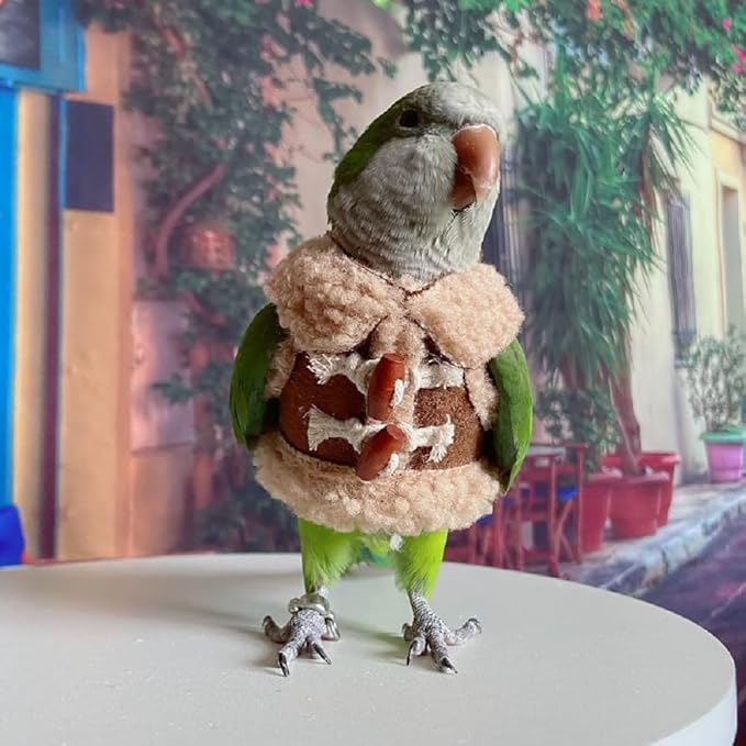 Bird Diaper Flight Suit Parrot Costume pet Animal Costume, Applicable to Birds and Parrots Warm Supplies. (5XL)