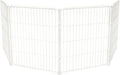 FXW Homeplus Unleashed Indoor Dog Playpen - Stress-Free and Safe Play, Heavy Duty 32 Inch 4 Wire Panels Dog Pen for Puppy and Small Dogs, White│Patented
