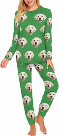 MyPupSocks Custom Face Pajamas Sets for Women, Personalized Photo Sleepwear XS-XXL