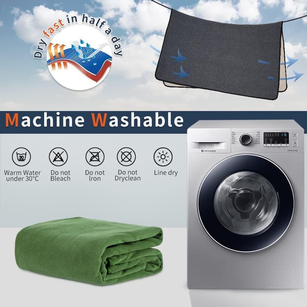 Washable Pee Pads for Dogs, Extra Large Reusable Dog Pee Pad, Waterproof Pet Mat, Dog Playpen Mats for Puppy Training Whelping Playpen Pads
