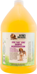 Nature's Specialties Hypoallergenic Ultra Concentrated Aloe Dog Shampoo for Pets, Makes up to 32 Gallons, Natural Choice for Professional Groomers, for Sensitive Skin, Made in USA, 1 gal