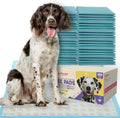 PETSWORLD Giant Dog Potty Pads, Odor-Eliminating, 36" x 36", Ultra Absorbent 5-Layer Leak-Proof Training Pads for Dogs & Cats (36x36 Health Indicating, 100 Count)