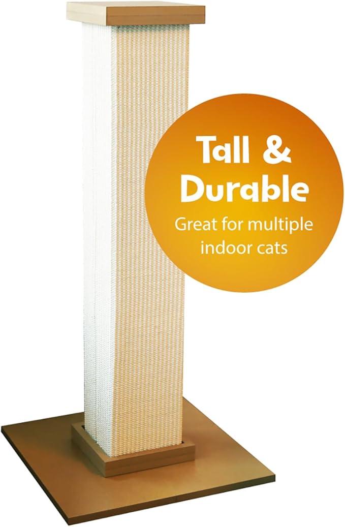 SmartCat Pioneer Pet Ultimate Scratching Post (Beige)