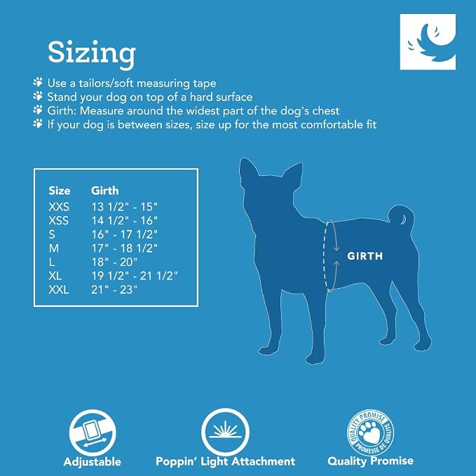 RC Pet Products Step in Cirque Soft Walking Dog Harness, XX-Large, Black