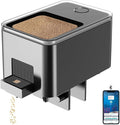 Bluetooth Fish Feeder Automatic Dispenser for Aquarium, Food Dispenser for Fish Tank with App Control, USB Powered, Suitable for Small Fish Tank Pelleted Food, Black