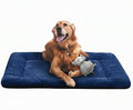 Dog Crate Pad Washable Dog Bed for Crate Large Cozy Mat 42-Inch Navy Blue | Ultra Soft Kennel Pad,Anti-Slip Bottom,Fits for Most Metal Crates,Comfortable Sleeping Pet Mat