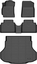 HAFIDI® Floor Mats & Cargo Liner Set Fit for 2021-2026 Hyundai Elantra & Elantra N (Not for Hybrird) All Weather TPE Anti-Slip Car Full Set Floor Liners Custom Accessories - Black