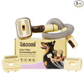 GROOMI Vacuum Pet Brush Kit – 3‑in‑1 Dog & Cat Grooming Tool, Self‑Cleaning Deshedding Brush & Pet Hair Remover, Universal Vacuum Attachment Including Dyson, Short, Medium & Long Fur, All Breeds