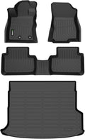 Automotive Floor Mats & Cargo Liner for 2025-2026 Forester Hybrid (Not Fit Gas/Wilderness) (with Harman Kardon Premium Audio) All Weather Protection Full Set- Black