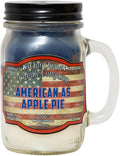 Our Own Candle Company, American as Apple Pie Scented Mason Jar Candle, 100 Hour Burn Time, Made in The USA - 13 Ounces