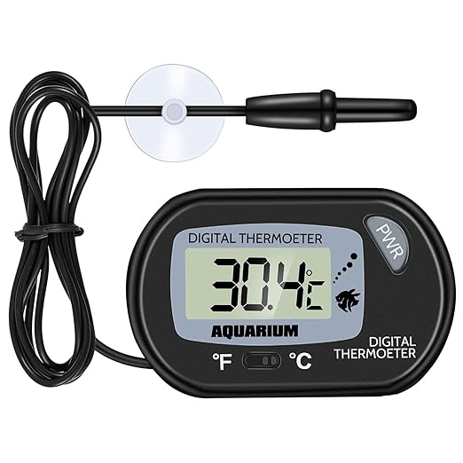 Petbank LCD Digital Aquarium Thermometer Fish Tank Water Terrarium Temperature