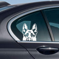 WIRESTER 6 inch Clear Vinyl Decal Sticker Decoration for Car Window (Or Any Flat Surface) - German Shepherd Dog