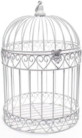 Anderson's Decorative Ivory Wire Birdcage Wedding Centerpiece, Table Décor, Hanging Decorations, Reusable