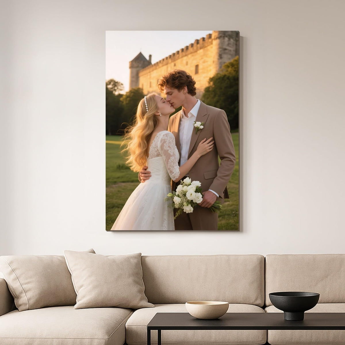 Canvas Prints with Your Photos, Photo Prints Custom Canvas Print with Your Photos (8"x10" & More Sizes) Custom Picture Wall Art Print Pictures Customized Photo Printing Personalized Customize Picture