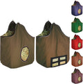 Derby Originals Large 24 OZ Canvas Horse Hay Bag 2 Sided Combo Design X Wide Gusset and 6 Month Warranty