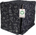 Molly Mutt Rocketman Dog Crate Cover, 100% Cotton Canvas Cover with 2 Roll-Up Panels, Ideal for Dog or Cat Crate, Durable, Washable, and Free of Harmful Chemicals, 36" x 24" x 27"