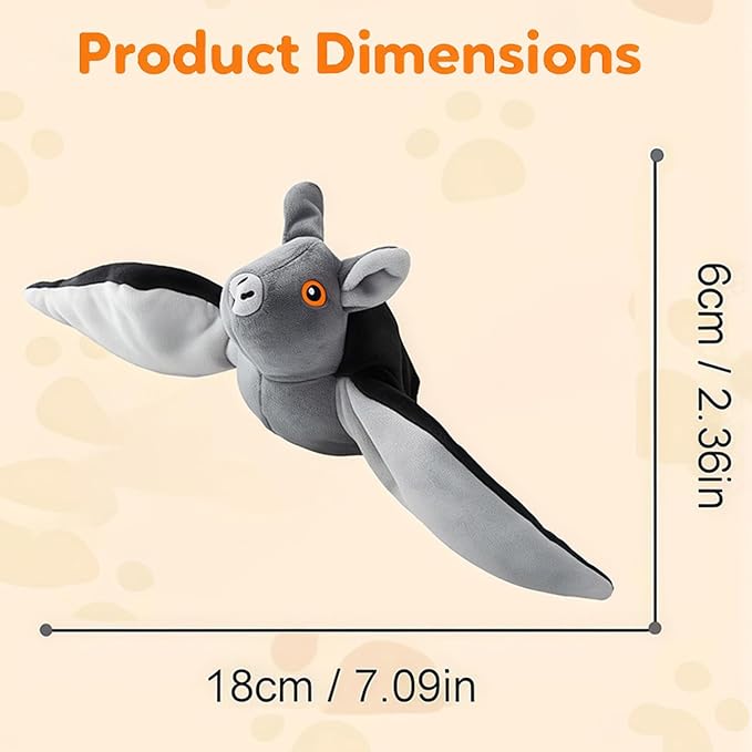 Flying Bat Dog Toy – Interactive Flap Wing Bat Toy for Dogs, Flying Bats Toy for Large Dogs, Dog Toy Flyings Bats，3