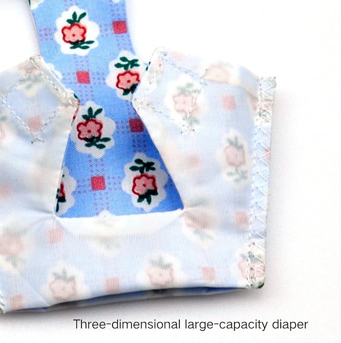 3PCS Bird Diaper with Adjustable Shoulder Strap Washable Parrot Diapers Reusable Bird Flight Suit Nappies Protective Breathable Nappy Clothes for Parakeet Macaw Conure (Macaw)