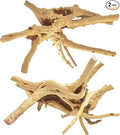 Jorewood Natural Large Spiderwood Driftwood for Aquarium Decor Rptile Fish Tank Decoration Assort Branch 11-14'' 2 Pcs