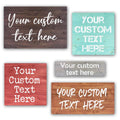 Custom Wood Signs Personalized | Farmhouse Decor | Personalized Signs | Personalized Rustic Wood Signs | Father's Day Gift | Custom Sign | Ready to Hang! (3.5x18 Inches)