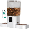 Frienhund Automatic Cat Feeders 2 Cat with Slow Feed: 7L Dual Automatic Dog Feeder with 5G WiFi, Double Auto cat Food Dispenser for Multiple Pets, Detachable for Easy Clean - 29 Cup (ACF190W-B)