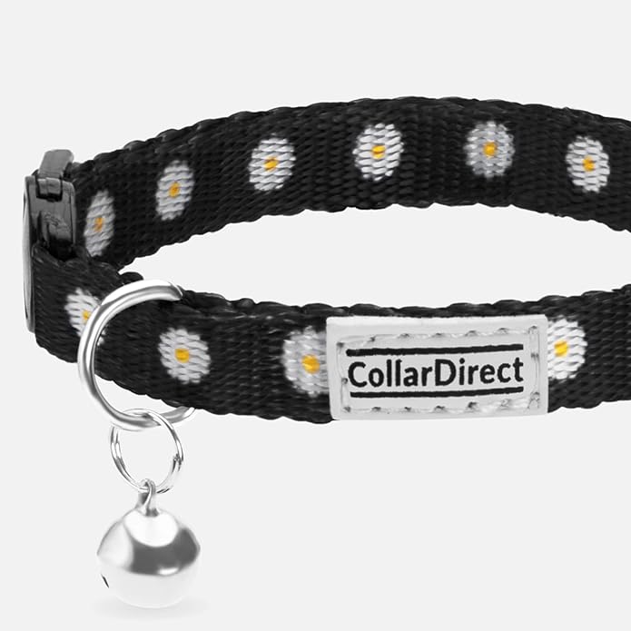 CollarDirect Cat Collar Breakaway with Removable Bell Set of 2 PCS