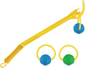 Project Hive Zoomer Stick | Dog Ball Thrower with Set of 2 Looped Dog Balls Included (Green and Blue) | Interactive Dog Toys for Both Land and Water | Balls for Dogs Perfect for Fetch and Tug Play